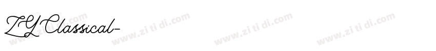 ZY Classical字体转换